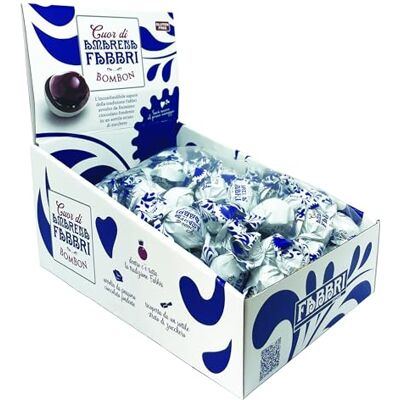 Fabbri Espositore da banco Cuor di Amarena Bombon 900g praline di cioccolato e Amarena Fabbri Espositore da banco Cuor di Amarena Bombon 900g praline di cioccolato e Amarena