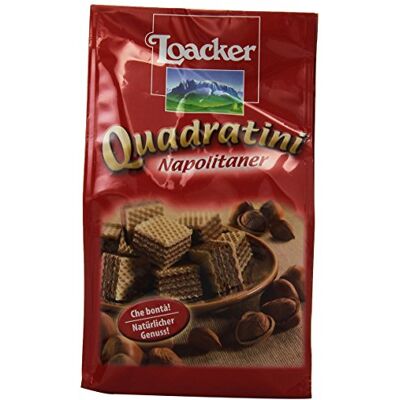 Loacker Napolitaner Hazelnut Wafer 125 g (Pack of 6) Loacker Napolitaner Hazelnut Wafer 125 g (Pack of 6)