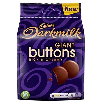 Cadbury Darkmilk Giant Sacchetti per cioccolato, 105 g Cadbury Darkmilk Giant Sacchetti per cioccolato, 105 g