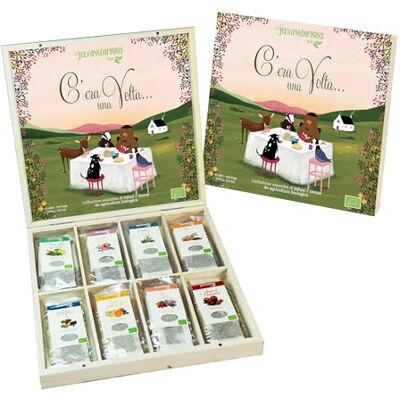 Mlesna Regina di Fiori C' Era Una Volta Scatola Regalo in Legno 40 Filtri 8 Tisane di Fiori Bio Mlesna Regina di Fiori C' Era Una Volta Scatola Regalo in Legno 40 Filtri 8 Tisane di Fiori Bio
