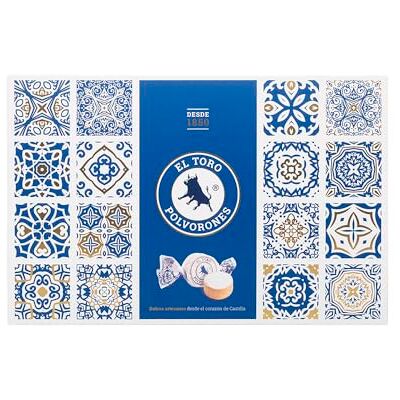 EL TORO Cassa da Polvorones Pasticceria e Dolci Galizia Valladolid (Tordesillas) a base di farina di frumento Dolci natalizi ricetta tradizionale (350 g) EL TORO Cassa da Polvorones Pasticceria e Dolci Galizia Valladolid (Tordesillas) a base di farina di frumento Dolci natalizi ricetta tradizionale (350 g)