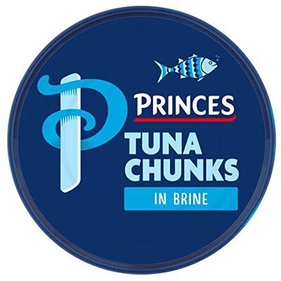 Princes Tuna Chunks in Brine Pack Size = 12x185g Princes Tuna Chunks in Brine Pack Size = 12x185g