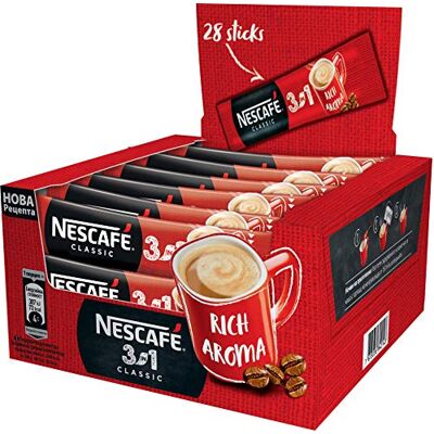 Nescafé NESCAFE 3in1 ORIGINAL STRONG CREAMY Made in UE Lunga data di scadenza STOCK FRESCO (3in1 ORIGINAL, 112 Sacchetti) caffè istantaneo Nescafé NESCAFE 3in1 ORIGINAL STRONG CREAMY Made in UE Lunga data di scadenza STOCK FRESCO (3in1 ORIGINAL, 112 Sacchetti) caffè istantaneo