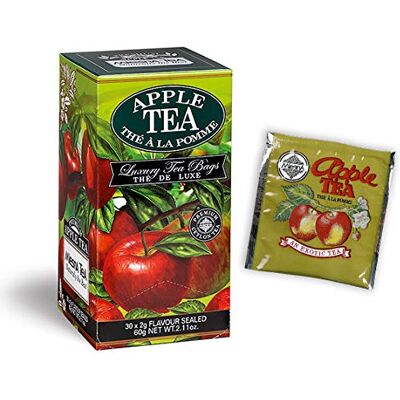 Mlesna Tè Mela Tea Confezione da 180 filtri salvaroma laminati in 6 comodi dispenser da filtri 30 l'uno Tè nero di Ceylon unito all’aroma naturale di mela, dolce e fruttato Mlesna Tè Mela Tea Confezione da 180 filtri salvaroma laminati in 6 comodi dispenser da filtri 30 l'uno Tè nero di Ceylon unito all’aroma naturale di mela, dolce e fruttato