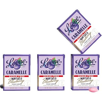 Pastiglie Leone Leone dal 1857 Caramelle Leone Senza Zuccheri Mirtillo Scatoletta con Stevia Caramelle Vegane e Senza Glutine 4 astucci da 35g (4 x 35g) Pastiglie Leone Leone dal 1857 Caramelle Leone Senza Zuccheri Mirtillo Scatoletta con Stevia Caramelle Vegane e Senza Glutine 4 astucci da 35g (4 x 35g)