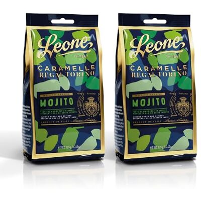 Pastiglie Leone Leone da 1857 Caramelle Gourmet Regal Torino Mojito Senza Glutine e Vegane 2 x 125 gr Pastiglie Leone Leone da 1857 Caramelle Gourmet Regal Torino Mojito Senza Glutine e Vegane 2 x 125 gr