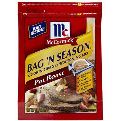 McCormick Pot Roast Bag n' Season 0.81 oz McCormick Pot Roast Bag n' Season 0.81 oz