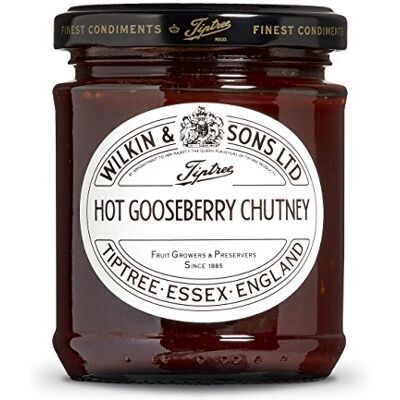 Tiptree Hot Gooseberry Chutney 230g by Wilkin & Sons Ltd Tiptree Hot Gooseberry Chutney 230g by Wilkin & Sons Ltd