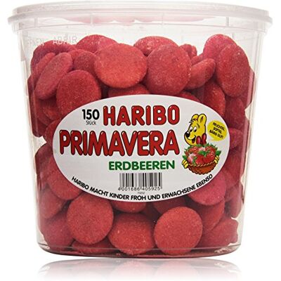HARIBO Primavera Fragole, lattina da 1,05 kg HARIBO Primavera Fragole, lattina da 1,05 kg