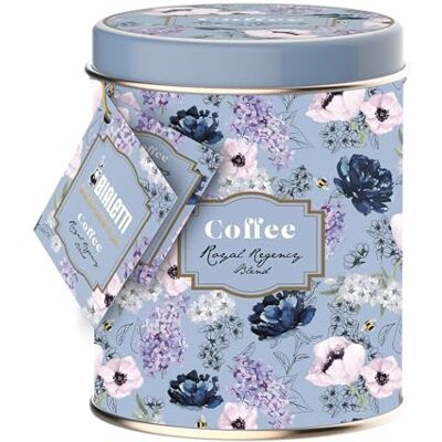 Bialetti Caffè Macinato Bridgerton, Latta + Sacchetto 250g, Gusto Royal Regency Bialetti Caffè Macinato Bridgerton, Latta + Sacchetto 250g, Gusto Royal Regency