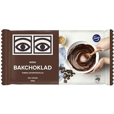 Fazer che cuoci il cioccolato fondente 1 Bar von 200 g 7,1oz Fazer che cuoci il cioccolato fondente 1 Bar von 200 g 7,1oz