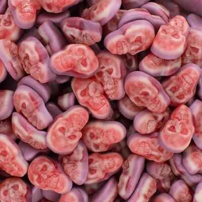 Candy Caramelle gommose a forma di teschi di Halloween, caramelle gommose a forma di fruttato, 0,5 kg Candy Caramelle gommose a forma di teschi di Halloween, caramelle gommose a forma di fruttato, 0,5 kg