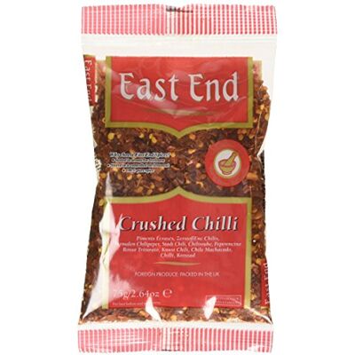 East End Peperoncino schiacciato, 75g East End Peperoncino schiacciato, 75g