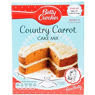 Betty Crocker (Mix per Torta di Carote Moreish 2 x 425g) Betty Crocker (Mix per Torta di Carote Moreish 2 x 425g)