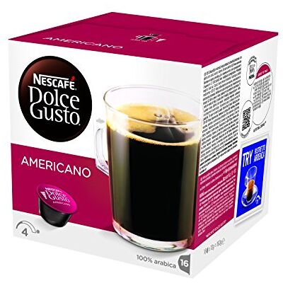 Nescafe 96 Cialde Capsule ' Dolce Gusto Caffe' Americano Originali Nescafe 96 Cialde Capsule ' Dolce Gusto Caffe' Americano Originali