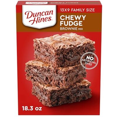 Duncan Hines Chewy Fudge Premium Brownie Mix Duncan Hines Chewy Fudge Premium Brownie Mix