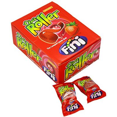 Fini Strawberry Roller (confezione da 40) Fini Strawberry Roller (confezione da 40)