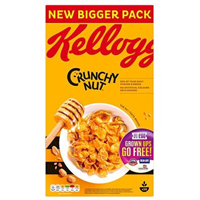 Kellogg's Crunchy Nut Original Cereal, 840g Kellogg's Crunchy Nut Original Cereal, 840g