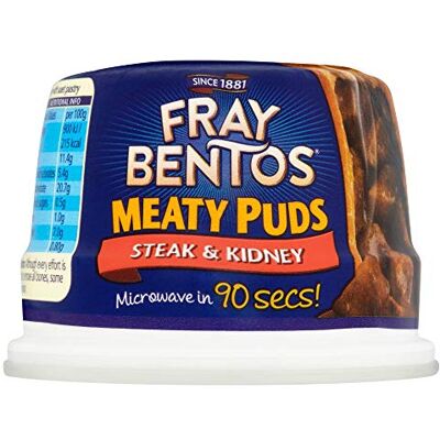 Fray Bentos Bistecca per budino e reni, 6 x 200 g Fray Bentos Bistecca per budino e reni, 6 x 200 g