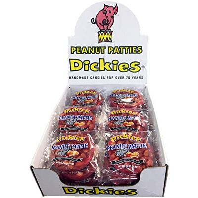 Candy Dickies Peanut Pattie 70,9 g (confezione da 24) Candy Dickies Peanut Pattie 70,9 g (confezione da 24)