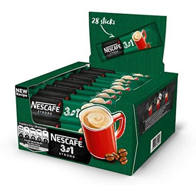 Nescafé NESCAFE 3in1 ORIGINAL STRONG CREAMY Made in UE Lunga data di scadenza STOCK FRESCO (3in1 STRONG, 112 Sacchetti) Caffè istantaneo Nescafé NESCAFE 3in1 ORIGINAL STRONG CREAMY Made in UE Lunga data di scadenza STOCK FRESCO (3in1 STRONG, 112 Sacchetti) Caffè istantaneo