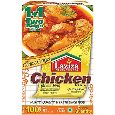 East End Laziza Chicken Masala, 100-Gram Boxes (Pack of 6) East End Laziza Chicken Masala, 100-Gram Boxes (Pack of 6)
