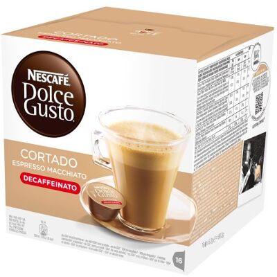 Nescafe Nescafé Dolce Gusto Espresso Cortado Decaffeinato, 16 Capsule Nescafe Nescafé Dolce Gusto Espresso Cortado Decaffeinato, 16 Capsule