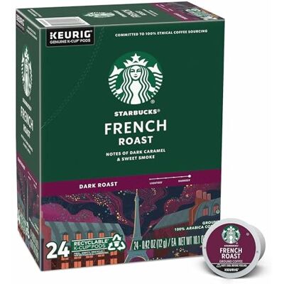 Starbucks French Roast Dark Coffee K-Cups Starbucks French Roast Dark Coffee K-Cups