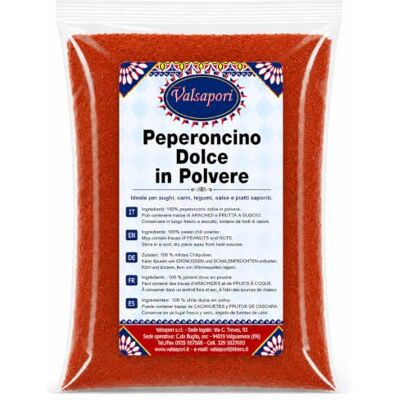 HOME LINE Peperoncino Dolce in Polvere per Sughi, Carni e Salse, 500 g Per pasta, verdure, patate, riso e marinature; consistenza fine per distribuire colore e gusto uniformemente HOME LINE Peperoncino Dolce in Polvere per Sughi, Carni e Salse, 500 g Per pasta, verdure, patate, riso e marinature; consistenza fine per distribuire colore e gusto uniformemente