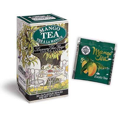 Mlesna Tè al Mango Tea Confezione da 180 filtri Tè nero di Ceylon con essenze naturali di mango. Un Tè esotico e reso unico dal carattere deciso del mango Mlesna Tè al Mango Tea Confezione da 180 filtri Tè nero di Ceylon con essenze naturali di mango. Un Tè esotico e reso unico dal carattere deciso del mango