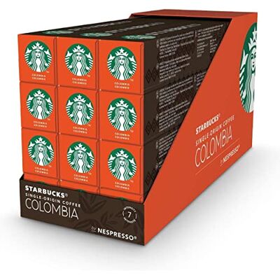 Starbucks by Nespresso, 120 Capsule Box, Tutti i gusti (120 capsule monodose, compatibili con Nespresso Original Line System) (Colombia) Starbucks by Nespresso, 120 Capsule Box, Tutti i gusti (120 capsule monodose, compatibili con Nespresso Original Line System) (Colombia)