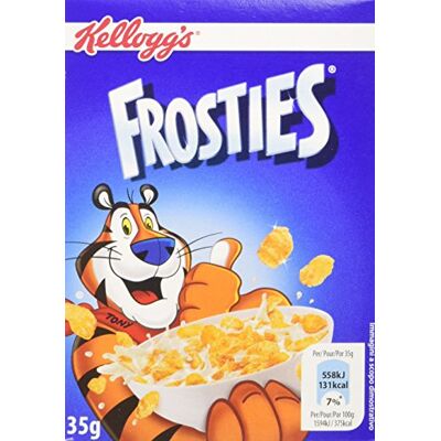 Kellogg's Frosties Cereali e Muesli Confezione da 40 x 35 gr Kellogg's Frosties Cereali e Muesli Confezione da 40 x 35 gr