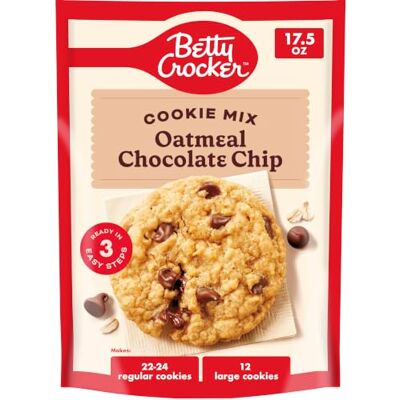 Betty Crocker Oatmeal Chocolate Chip Cookie Mix 17.5 oz by Betty Crocker Oatmeal Chocolate Chip Cookie Mix 17.5 oz by