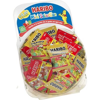 HARIBO Mini Selection, Caramelle Gommose, Gusto Frutta, 1800gr HARIBO Mini Selection, Caramelle Gommose, Gusto Frutta, 1800gr