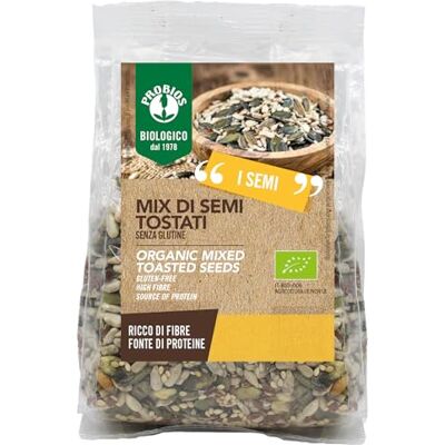 Probios Semi Misti Tostati Biologici Ricchi di Proteine e Fiber Semi Naturali e Senza Glutine Confezione da 6 x 250 g Probios Semi Misti Tostati Biologici Ricchi di Proteine e Fiber Semi Naturali e Senza Glutine Confezione da 6 x 250 g
