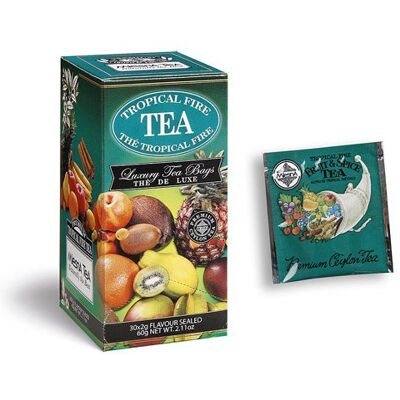 Mlesna TÈ TROPICAL FIRE ALLA FRUTTA E SPEZIE TEA 30 FILTRI Mlesna TÈ TROPICAL FIRE ALLA FRUTTA E SPEZIE TEA 30 FILTRI
