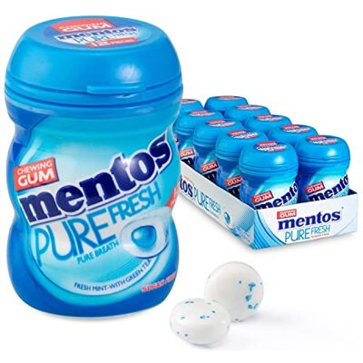 Perfetti Van Melle Mentos Gomme Gum Purefresh Freshmint Vasetti Piccoli Mentos Caramelle 10 Pack 240 Gram Total Perfetti Van Melle Mentos Gomme Gum Purefresh Freshmint Vasetti Piccoli Mentos Caramelle 10 Pack 240 Gram Total