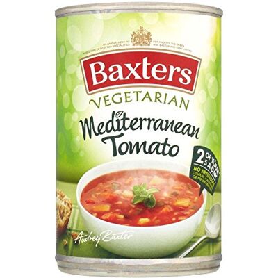 Baxters Vegetariana Zuppa Di Pomodoro Mediterranea (400g) (Confezione da 6) Baxters Vegetariana Zuppa Di Pomodoro Mediterranea (400g) (Confezione da 6)