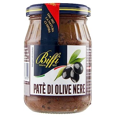 Biffi Patè Di Olive Nere Multipack 6 vasetti da 190 g Biffi Patè Di Olive Nere Multipack 6 vasetti da 190 g