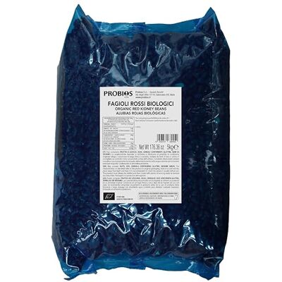 Probios Fagioli Rossi al naturale Ricchi di Proteine e Fibre Biologici e Senza Glutine Ideali per Cucinare, Zuppe, Curry e Altro 5 kg Probios Fagioli Rossi al naturale Ricchi di Proteine e Fibre Biologici e Senza Glutine Ideali per Cucinare, Zuppe, Curry e Altro 5 kg