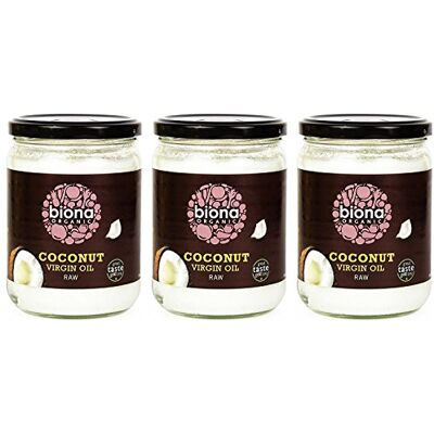 Biona (3 PACK) Org Raw Virgin Coconut Oil 400g 3 PACK BUNDLE Biona (3 PACK) Org Raw Virgin Coconut Oil 400g 3 PACK BUNDLE
