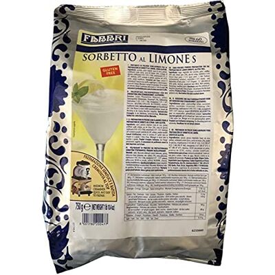 Fabbri 1905 SORBETTO AL LIMONE S PREPARATO IN POLVERE 750G 60 PORZIONI SENZA GLUTINE Fabbri 1905 SORBETTO AL LIMONE S PREPARATO IN POLVERE 750G 60 PORZIONI SENZA GLUTINE
