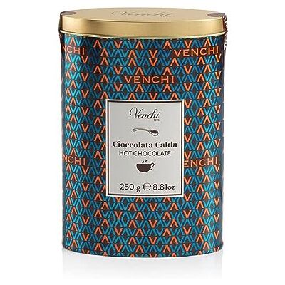 Venchi Preparato per Cioccolata Calda in Lattina, Cacao in Polvere, Burro di Cacao, 250 Gr, Senza Glutine, Senza Coloranti e Senza Conservanti, Idea Regalo Venchi Preparato per Cioccolata Calda in Lattina, Cacao in Polvere, Burro di Cacao, 250 Gr, Senza Glutine, Senza Coloranti e Senza Conservanti, Idea Regalo