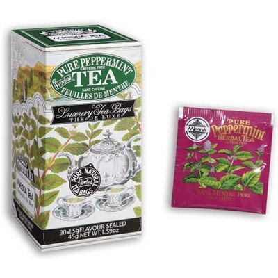 Mlesna Infuso di Menta Piperita dell'Oregon TEA 30 Filtri Naturalmente senza caffeina, ideale come dopo pasto o per dissetarsi con una bevanda fresca e rigenerante Mlesna Infuso di Menta Piperita dell'Oregon TEA 30 Filtri Naturalmente senza caffeina, ideale come dopo pasto o per dissetarsi con una bevanda fresca e rigenerante