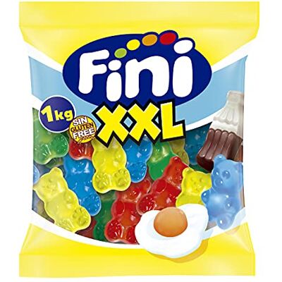 Fini Dolcetti Gominolli di Orsi Giganti Caramelle di Gomma Senza Glutine e Grassi 1 kg Fini Dolcetti Gominolli di Orsi Giganti Caramelle di Gomma Senza Glutine e Grassi 1 kg