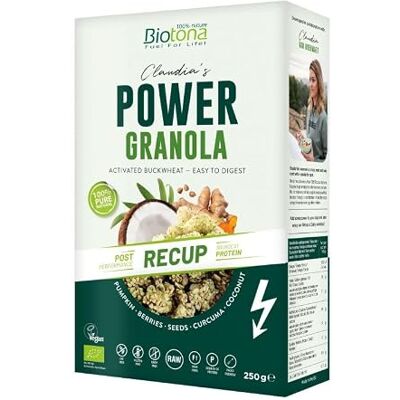 Biotona Power granola Mandorla Cocco Mora Curcuma - Muesli Biotona Power granola Mandorla Cocco Mora Curcuma - Muesli