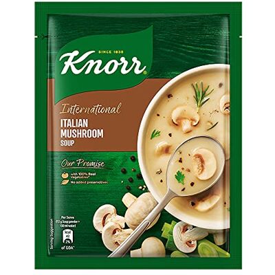 Knorr International Sacchetto per zuppa di funghi italiani, 46 g/48 g (peso variabile) Knorr International Sacchetto per zuppa di funghi italiani, 46 g/48 g (peso variabile)