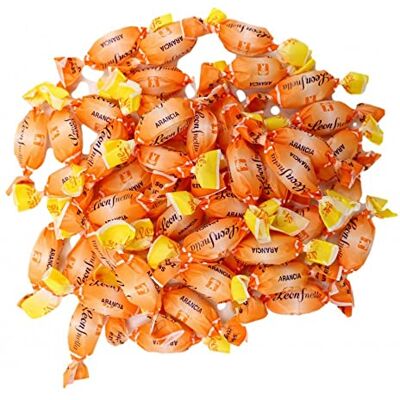 Pastiglie Leone Leonsnella Caramelle Senza Zucchero al ARANCIO Confezione da 500 gr Senza Coloranti e Senza Glutine Dolcificate con isomalt, malititolo Pastiglie Leone Leonsnella Caramelle Senza Zucchero al ARANCIO Confezione da 500 gr Senza Coloranti e Senza Glutine Dolcificate con isomalt, malititolo