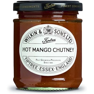 Tiptree Confettura Wilkin & Sons Chutney Hot Mango Vasetto di Vetro da 220 g Tiptree Confettura Wilkin & Sons Chutney Hot Mango Vasetto di Vetro da 220 g