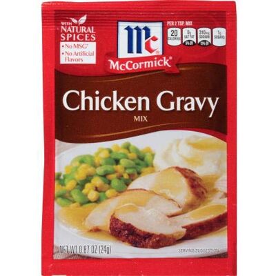 McCormick Chicken Gravy Mix (Pack of 4) .87 oz Packets McCormick Chicken Gravy Mix (Pack of 4) .87 oz Packets